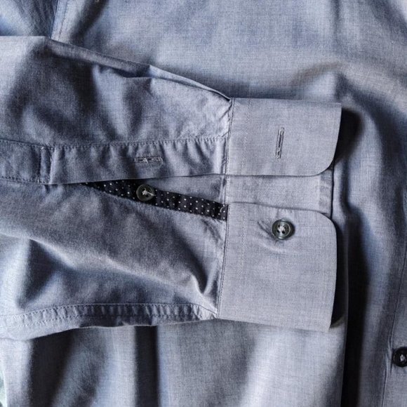 Paul Smith PS chambray blue shirt - Picture 2 of 4